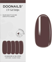 Doonails UV Gel Nagelfolien, Gel Strips Cafe Noir
