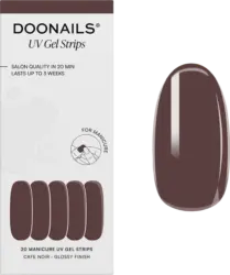 Doonails UV Gel Nagelfolien, Gel Strips Cafe Noir