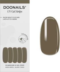 Doonails UV Gel Nagelfolien, Gel Strips Moss Green