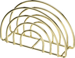 Dekorieren & Einrichten Serviettenhalter aus Metall, Gold-Optik