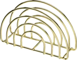 Dekorieren & Einrichten Serviettenhalter aus Metall, Gold-Optik