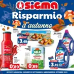 Sigma Risparmio d'autunno - al 08.10.2025