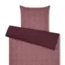 Bordeauxrote Wendebettwäsche