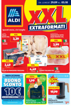 Anteprima del volantino Volantino Aldi	 valido a partire dal 29.09.2025