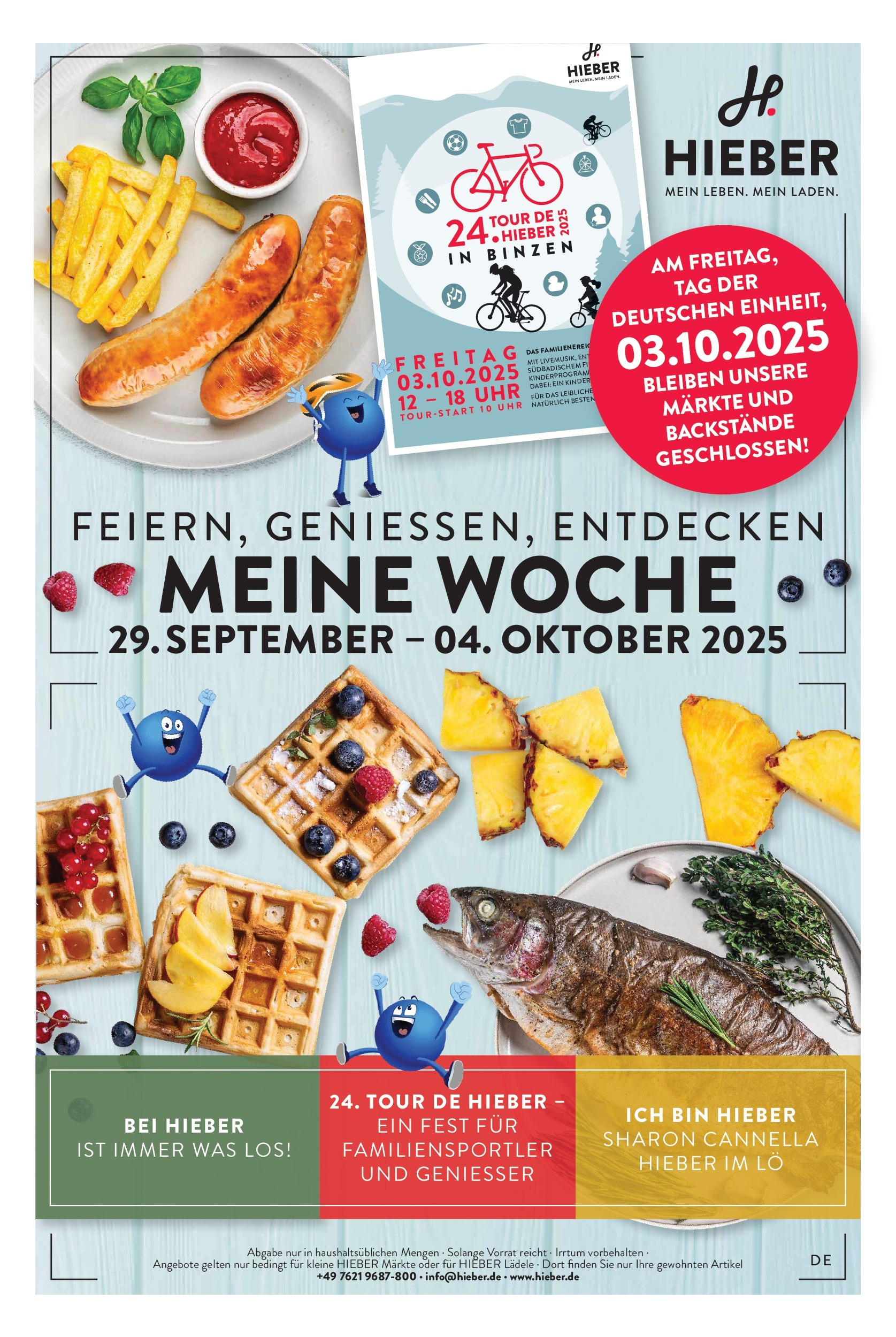 Entdecke - Hieber's Frischecenter: Meine Woche (ab 28.09.2025) zum Blättern | Seite: 1 | Produkte: Uhr