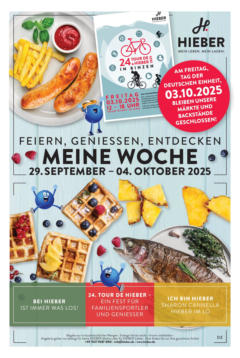 Entdecke - Hieber's Frischecenter: Meine Woche ab 28.09.2025 gültig