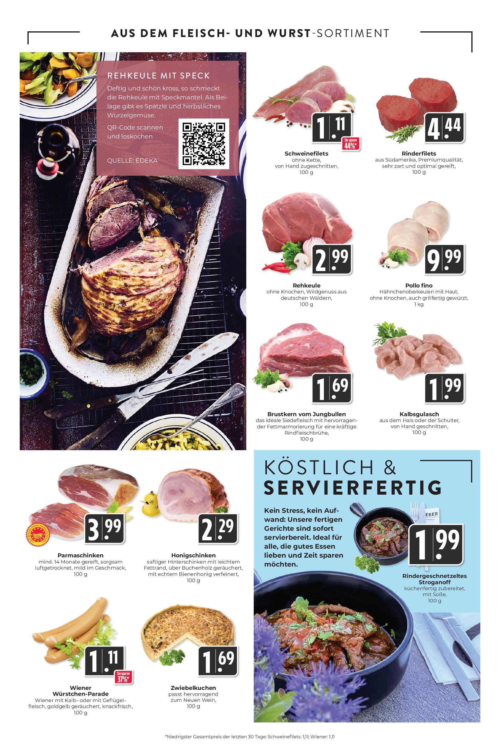 Entdecke - Hieber's Frischecenter: Meine Woche (ab 28.09.2025) zum Blättern | Seite: 4 | Produkte: Fleisch