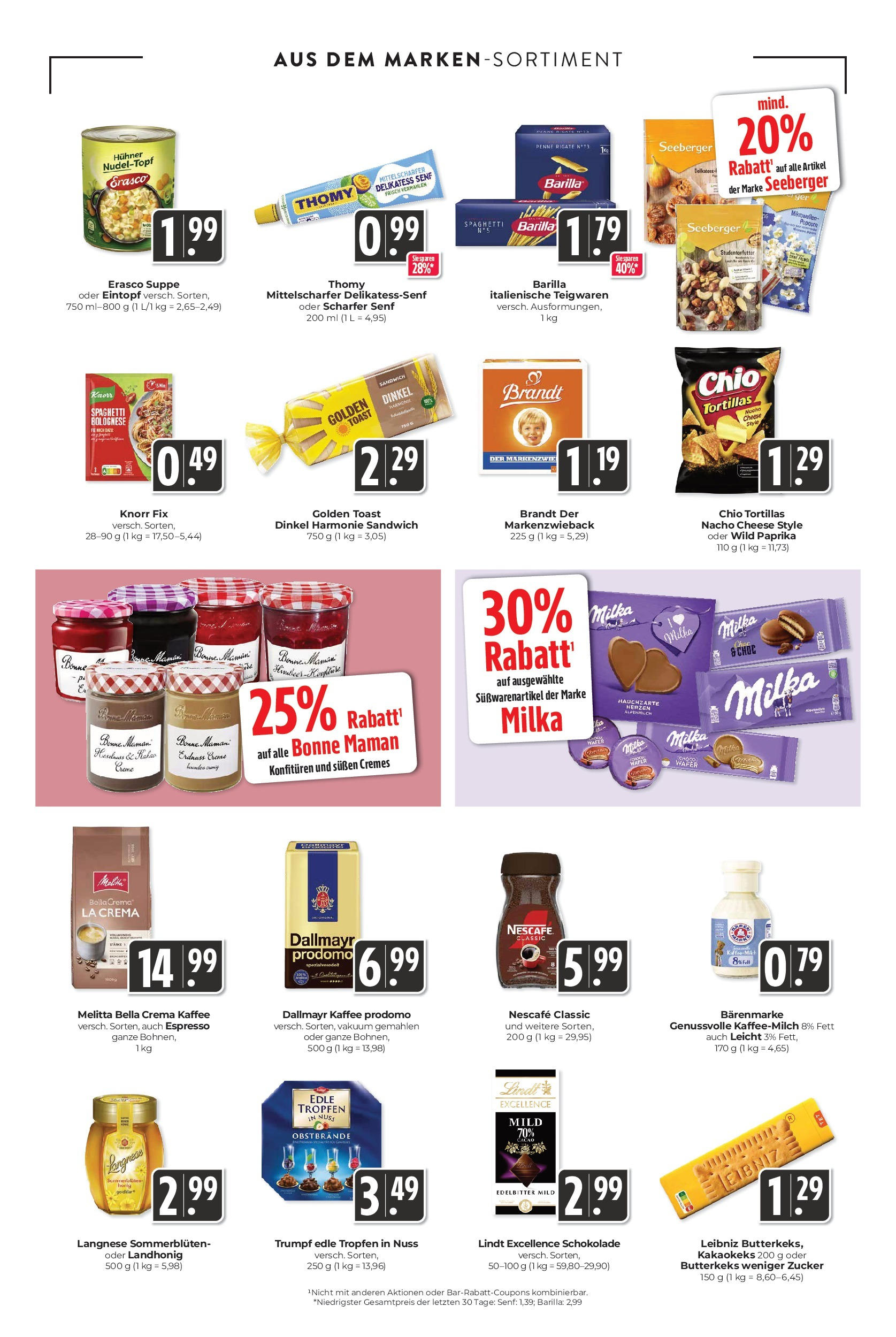Entdecke - Hieber's Frischecenter: Meine Woche (ab 28.09.2025) zum Blättern | Seite: 13 | Produkte: Melitta, Knorr fix, Dallmayr, Nescafe classic
