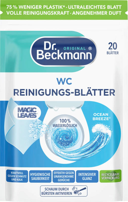 Dr. Beckmann WC-Reinigungsblätter Ocean Breeze
