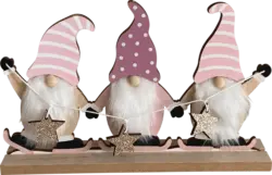 Dekorieren & Einrichten Holzaufsteller Wichtelreihe