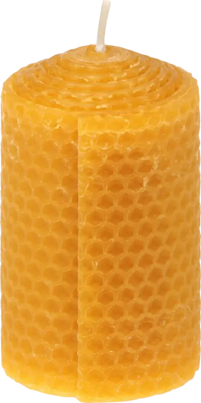 Steinhart KERZEN Kerze aus 100% Bienenwachs 90/55, Wabenoptik