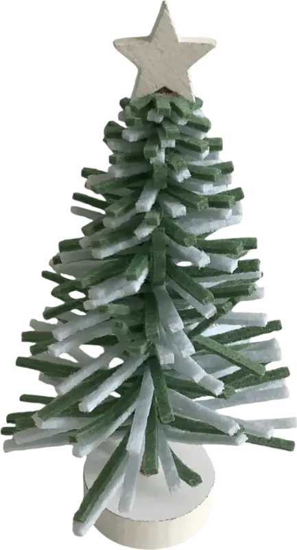 Dekorieren & Einrichten Stoffbaum mit weißem Stern, weiß-mint