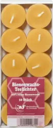 Dekorieren & Einrichten Teelichter aus 100 % Bienenwachs (ohne Hülle)