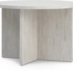 JYSK Măsuță cafea NIELSHAVE Ø70 aspect travertin