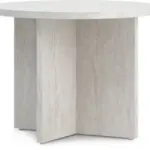 JYSK JYSK Măsuță cafea NIELSHAVE &Oslash;55 aspect travertin