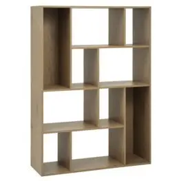 JYSK Separator cameră GADEHUSE 10 rafturi stejar natur