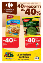 Carrefour Market 40 Prodotti al 40% - al 09.10.2025