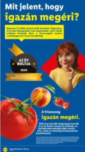 Lidl újság érvényessége 2025.10.01-ig