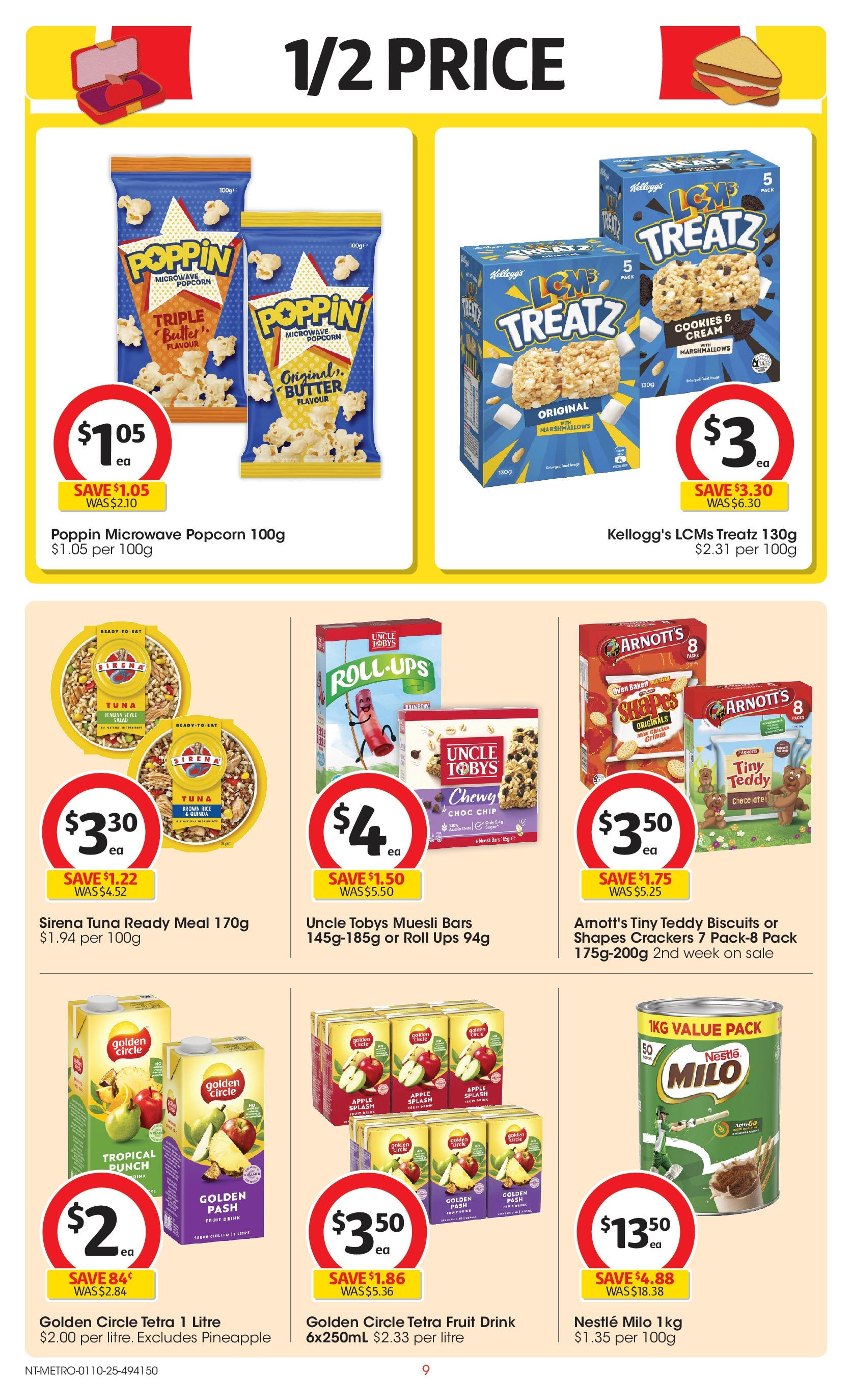 ﻿﻿Coles catalogue valid from 30/09/2025 > Online Australia | Page: 9 | Products: Crackers, Chocolate, Cream, UPS