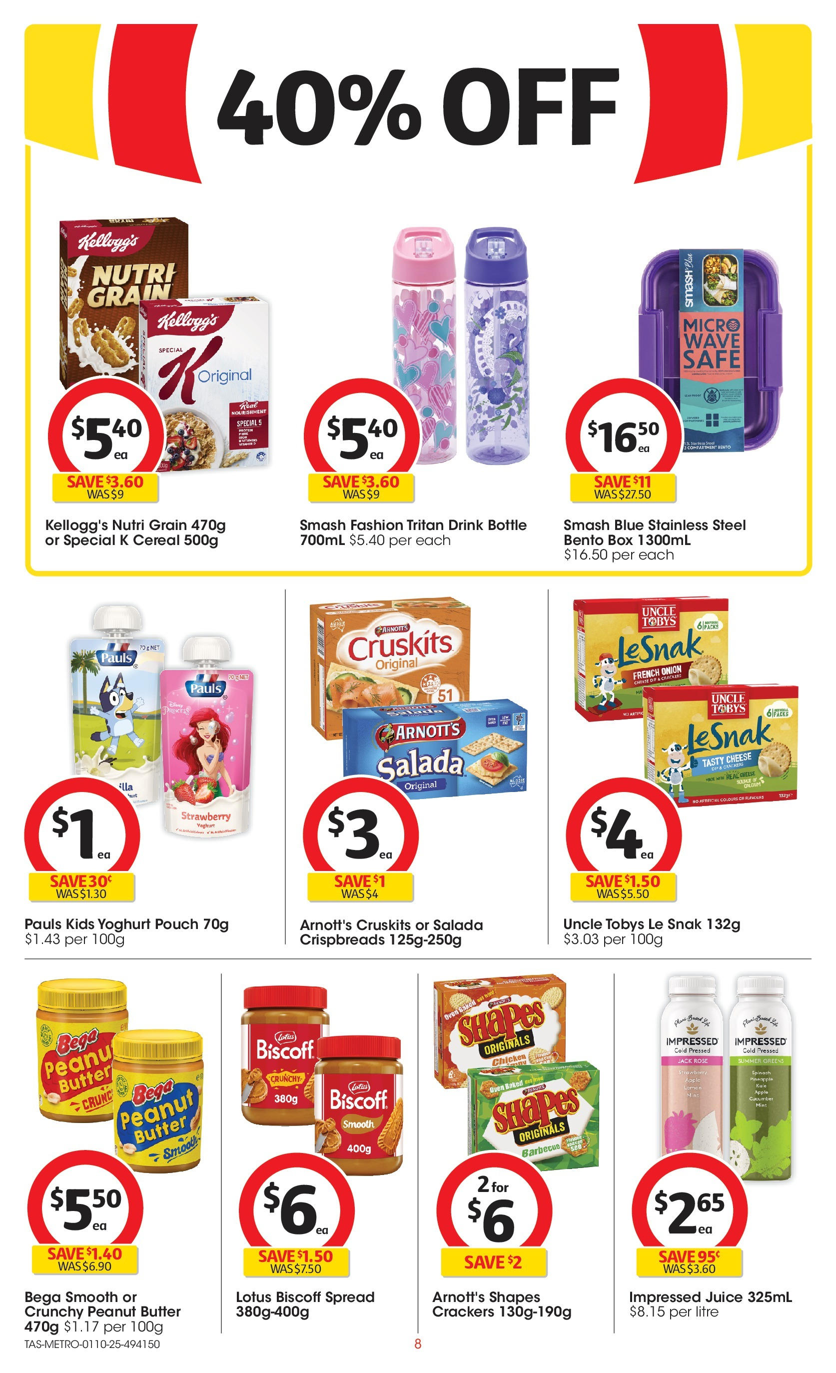 ﻿﻿Coles catalogue valid from 30/09/2025 > Online Australia | Page: 8 | Products: Box, Crackers, Cereal, Oven