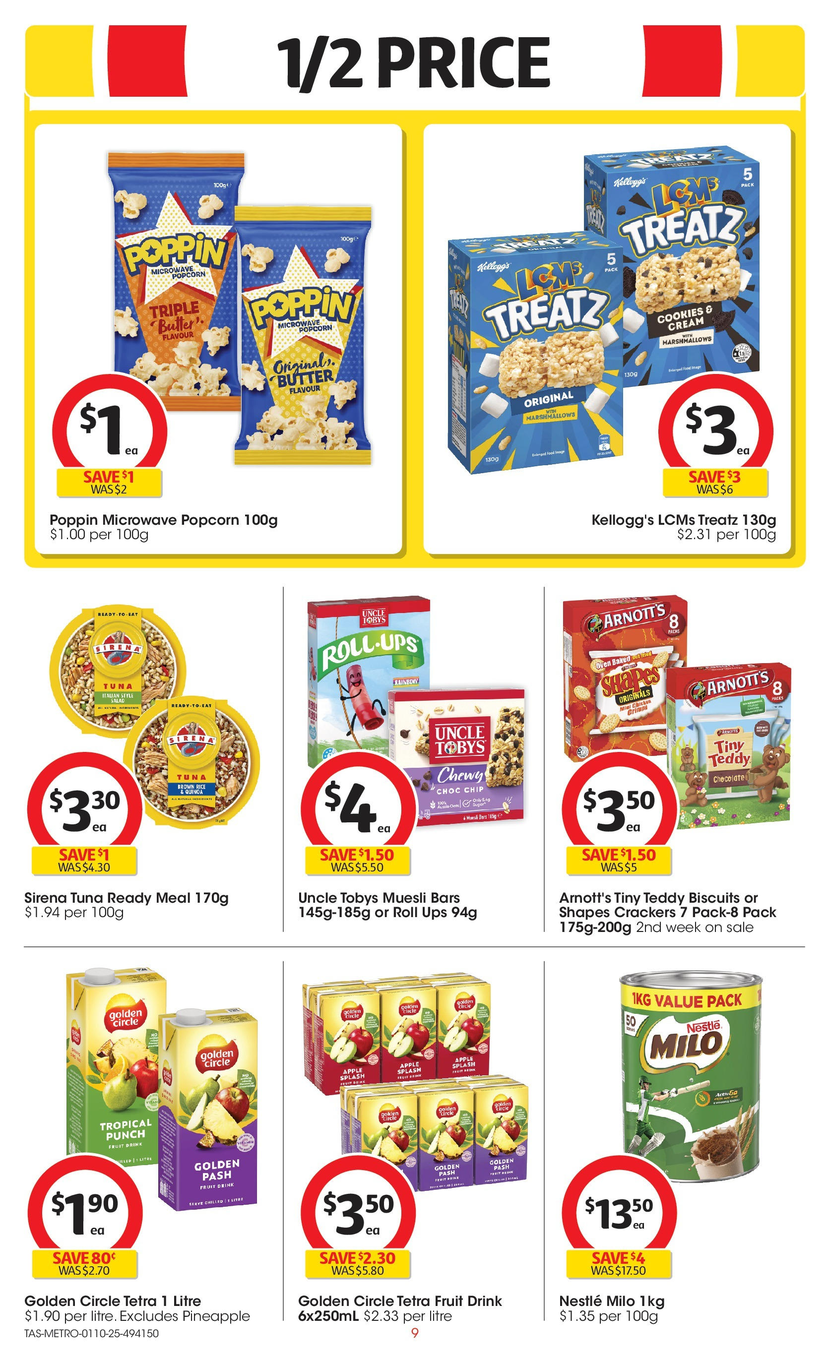 ﻿﻿Coles catalogue valid from 30/09/2025 > Online Australia | Page: 9 | Products: Crackers, Pineapple, Popcorn, Oven