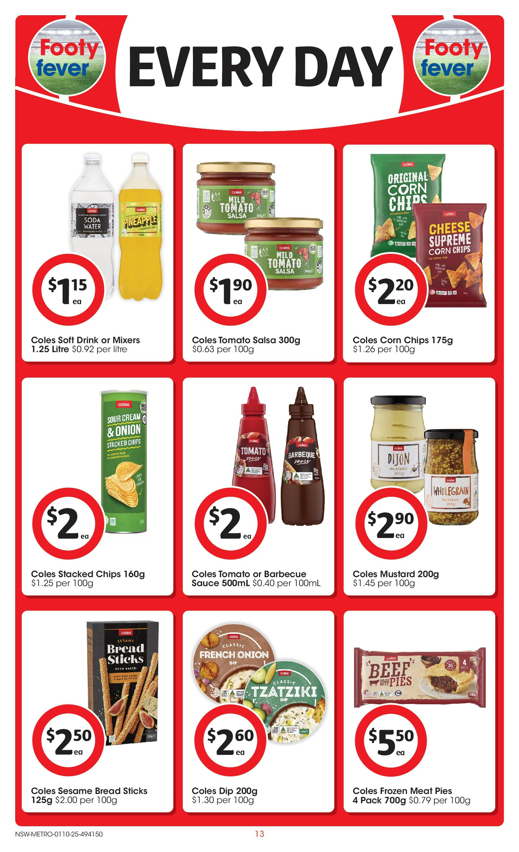 ﻿﻿Coles catalogue valid from 30/09/2025 > Online Australia | Page: 13 | Products: Cheese, Meat, Cream, Oven