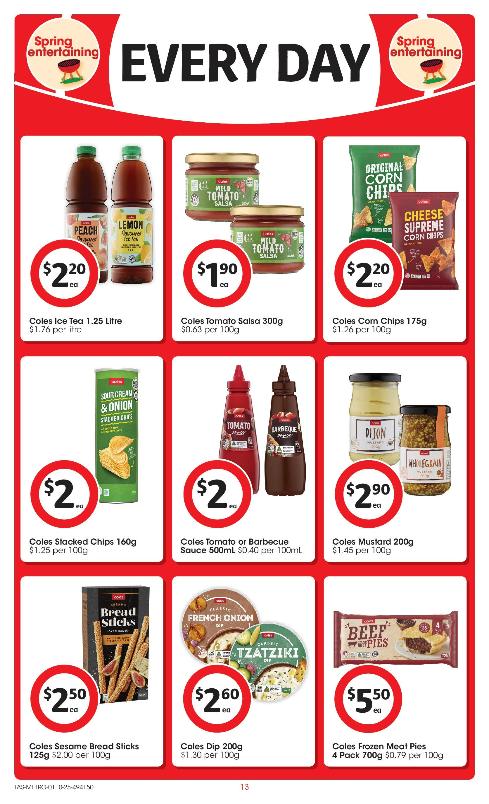 ﻿﻿Coles catalogue valid from 30/09/2025 > Online Australia | Page: 13 | Products: Oil, Meat, Cream, Peach