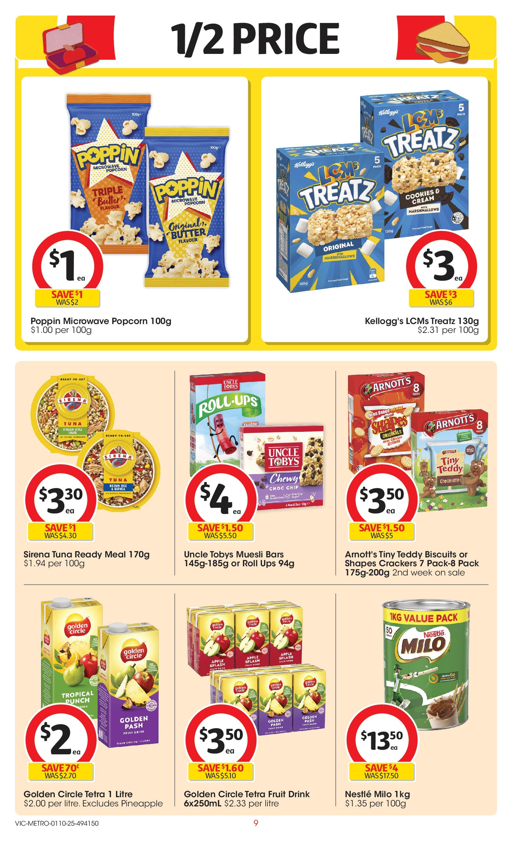 ﻿﻿Coles catalogue valid from 30/09/2025 > Online Australia | Page: 9 | Products: Pineapple, Salad, Microwave, UPS