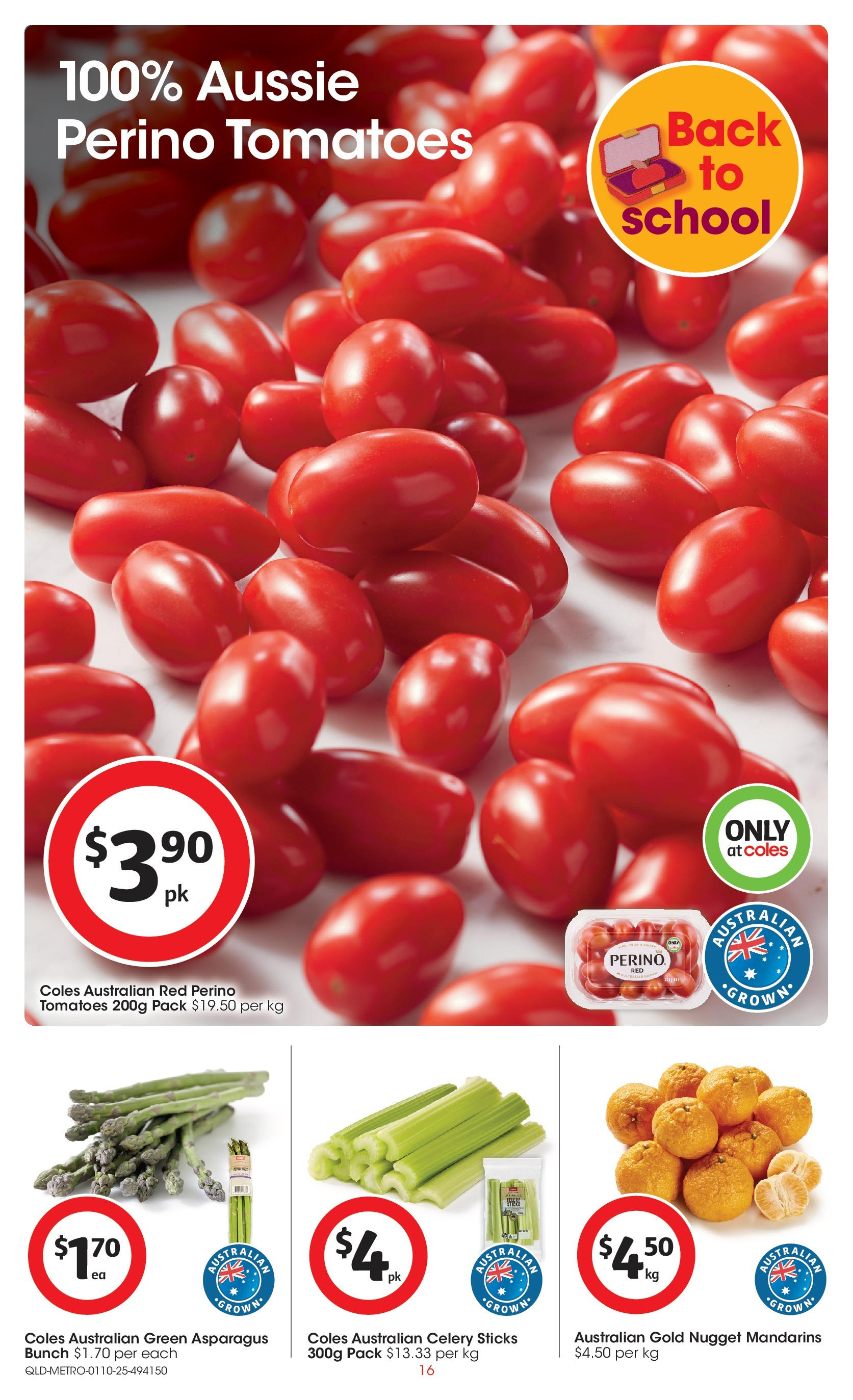﻿﻿Coles catalogue valid from 30/09/2025 > Online Australia | Page: 16 | Products: Tomatoes, Mandarins