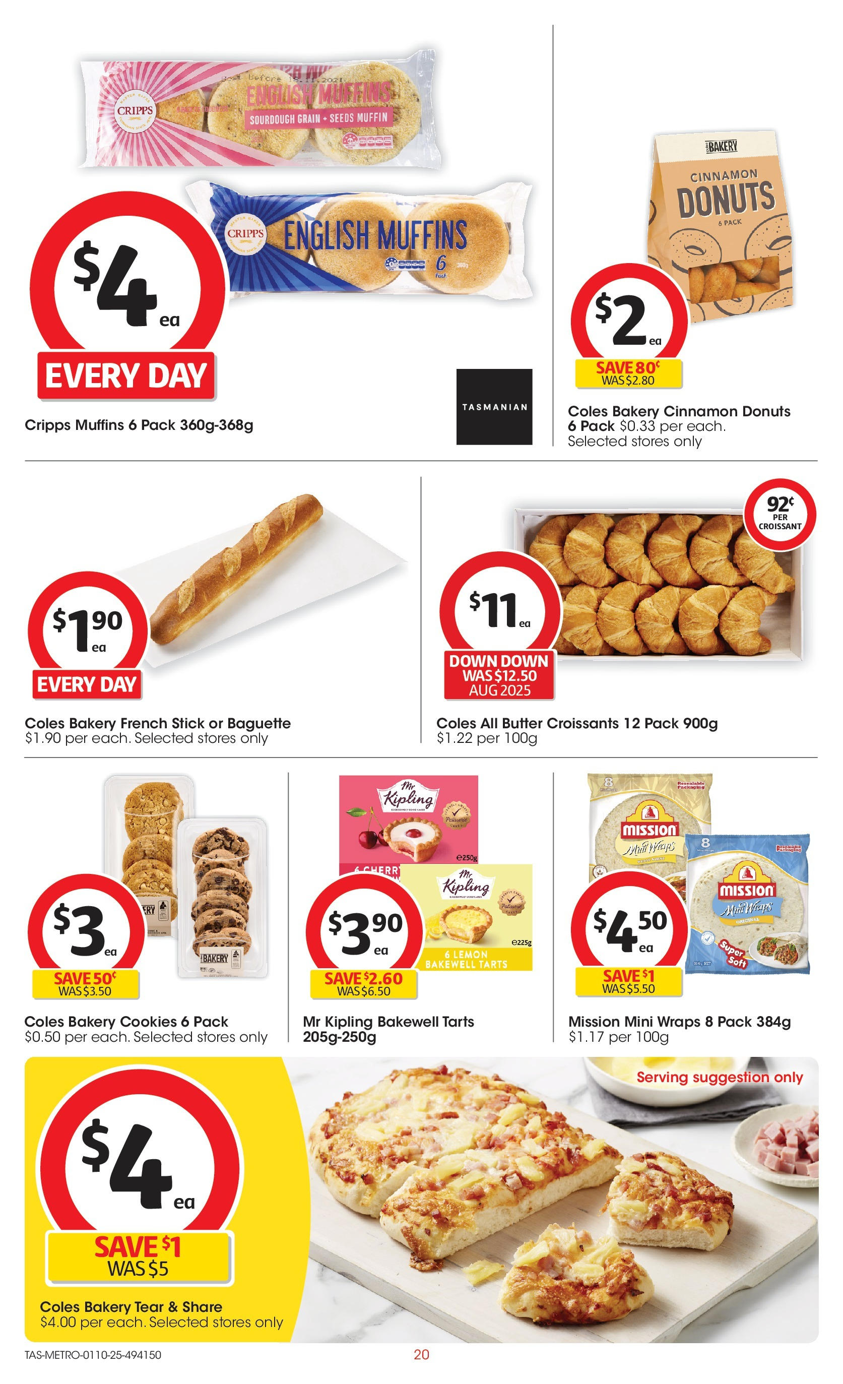 ﻿﻿Coles catalogue valid from 30/09/2025 > Online Australia | Page: 20 | Products: Butter, Donuts, Lemon, Bakery