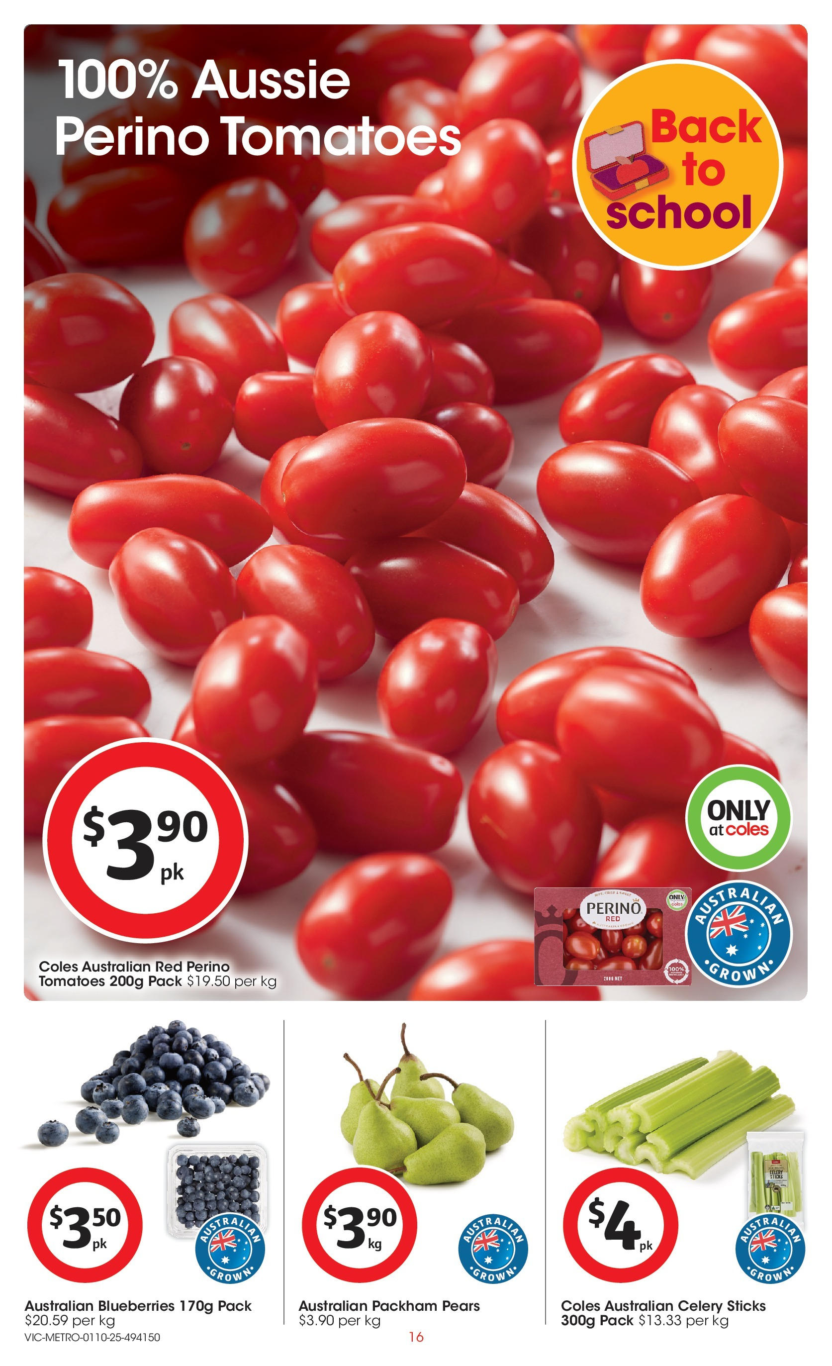﻿﻿Coles catalogue valid from 30/09/2025 > Online Australia | Page: 16 | Products: Tomatoes, Blueberries