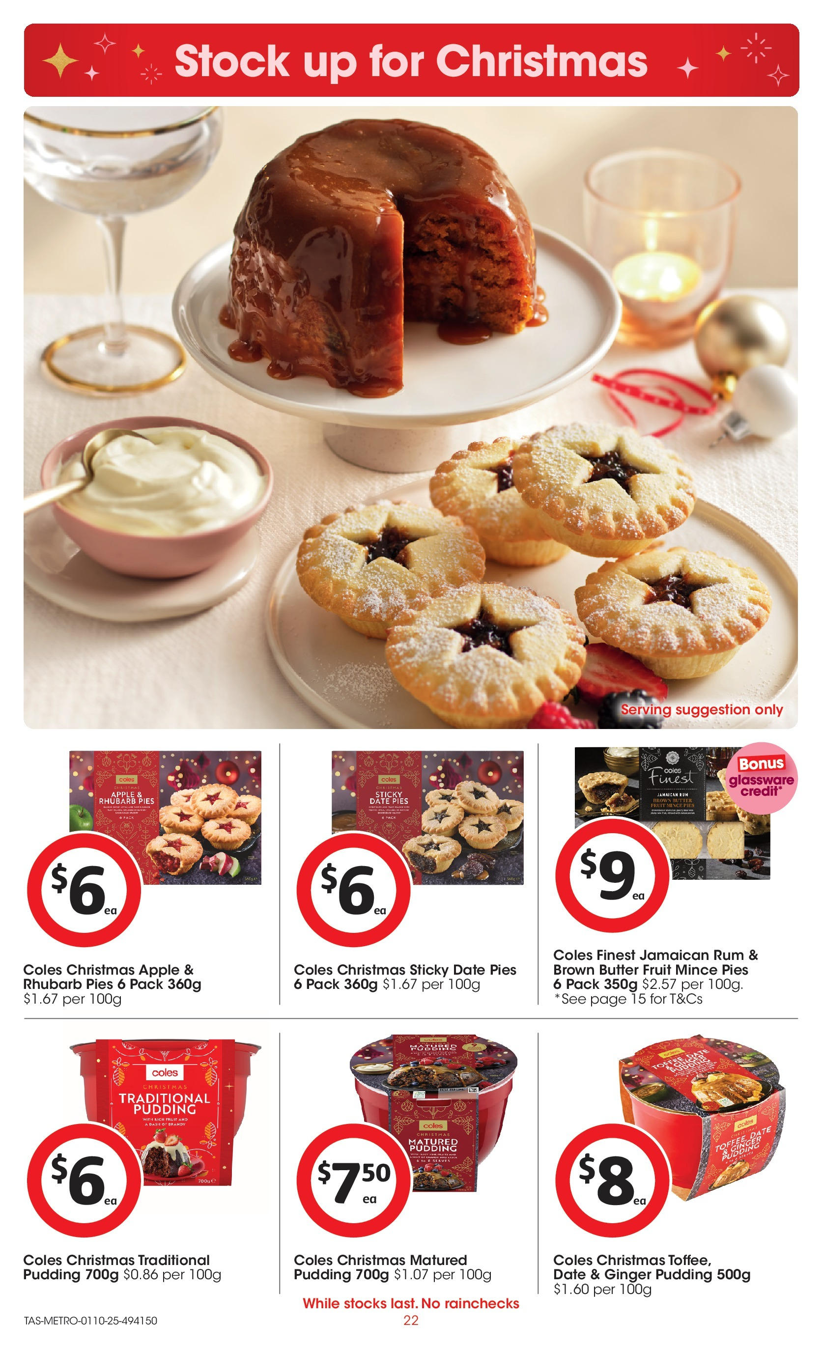 ﻿﻿Coles catalogue valid from 30/09/2025 > Online Australia | Page: 22 | Products: Ginger, Glassware, Pudding, Rum