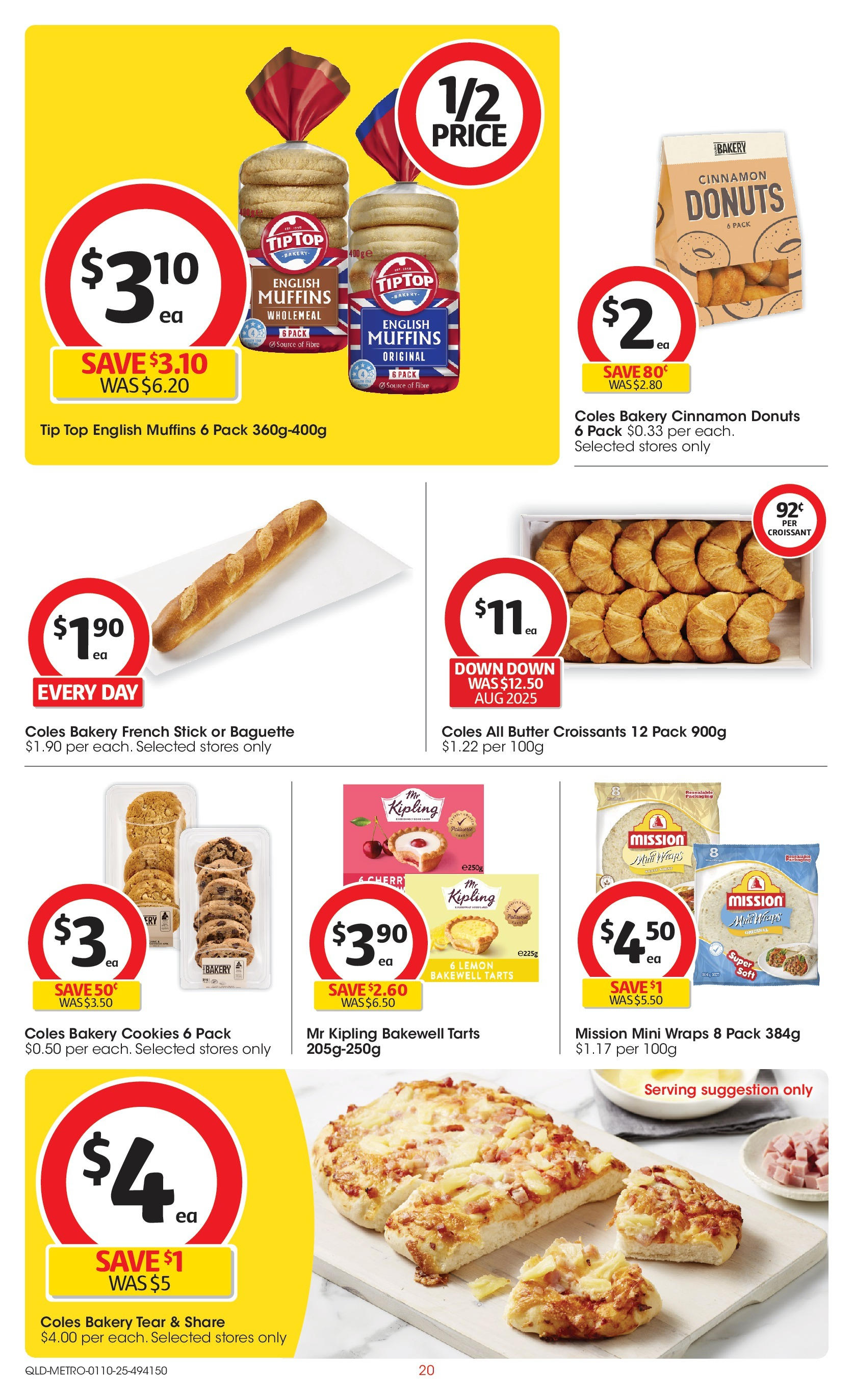 ﻿﻿Coles catalogue valid from 30/09/2025 > Online Australia | Page: 20 | Products: Butter, Donuts, Muffins, Lemon