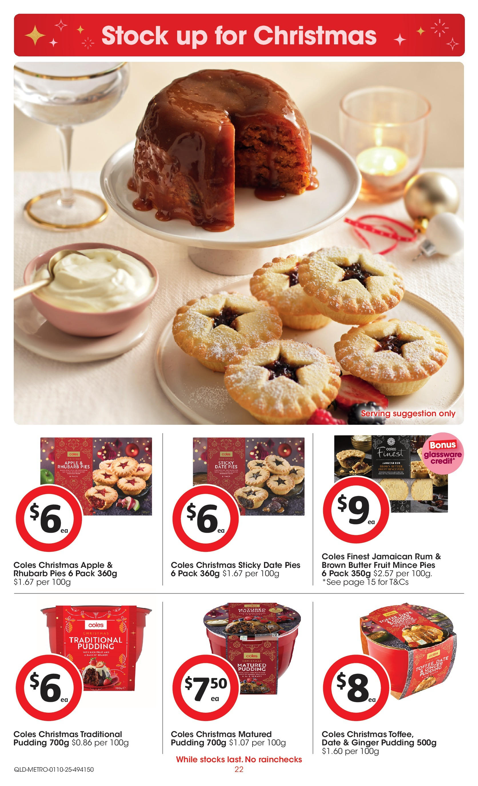 ﻿﻿Coles catalogue valid from 30/09/2025 > Online Australia | Page: 22 | Products: Coffee, Glassware, Pudding, Date