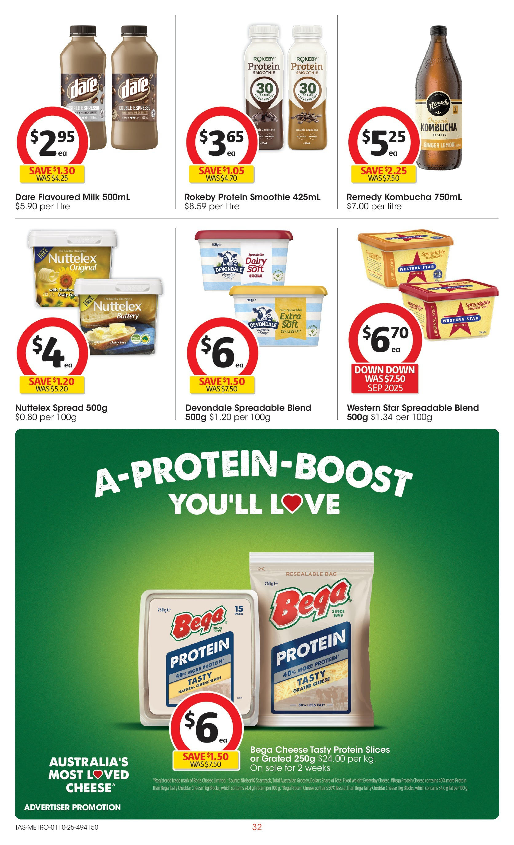 ﻿﻿Coles catalogue valid from 30/09/2025 > Online Australia | Page: 32 | Products: Dairy, Cheese, Ginger, Lemon
