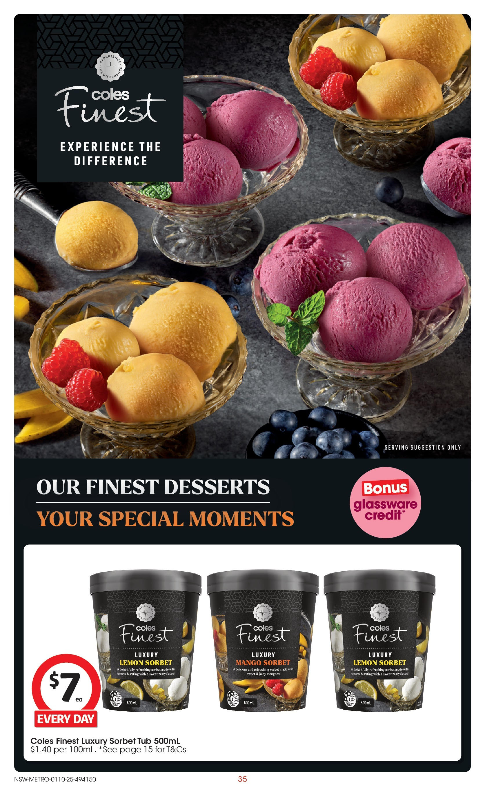 ﻿﻿Coles catalogue valid from 30/09/2025 > Online Australia | Page: 35 | Products: Glassware, Lemon, Mango