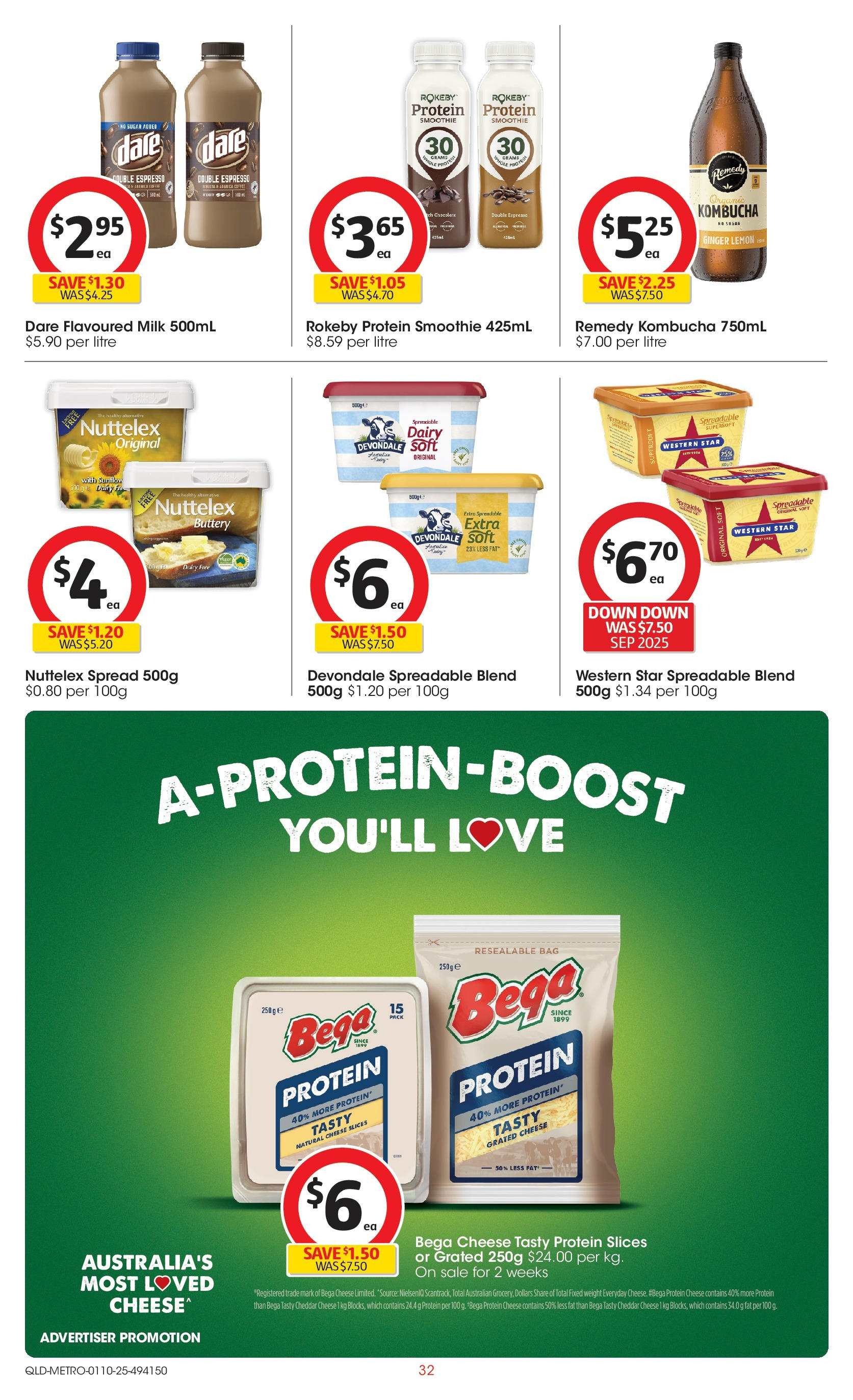 ﻿﻿Coles catalogue valid from 30/09/2025 > Online Australia | Page: 32 | Products: Milk, Cheese, Ginger, Sugar