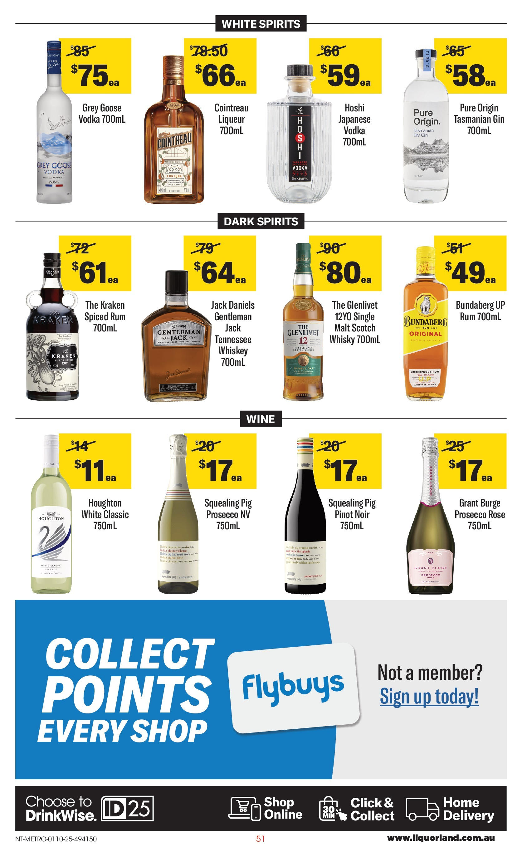 ﻿﻿Coles catalogue valid from 30/09/2025 > Online Australia | Page: 51 | Products: Vodka, Whiskey, Rum, Scotch