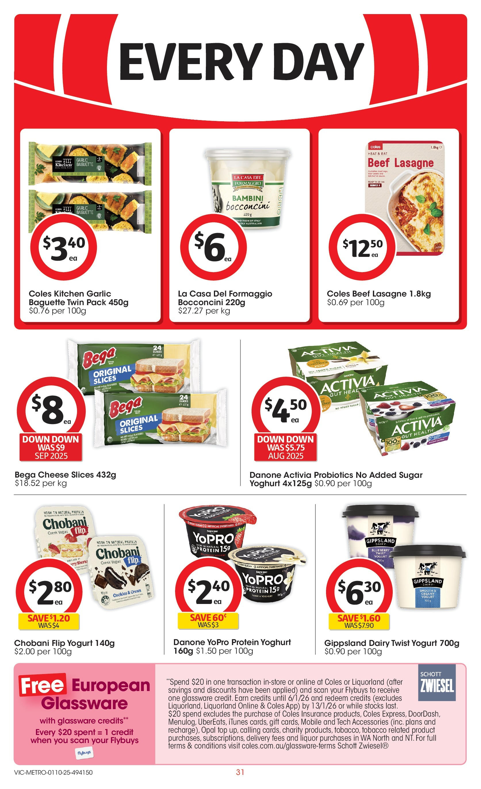 ﻿﻿Coles catalogue valid from 30/09/2025 > Online Australia | Page: 31 | Products: Yoghurt, Beef, Cream, Sugar