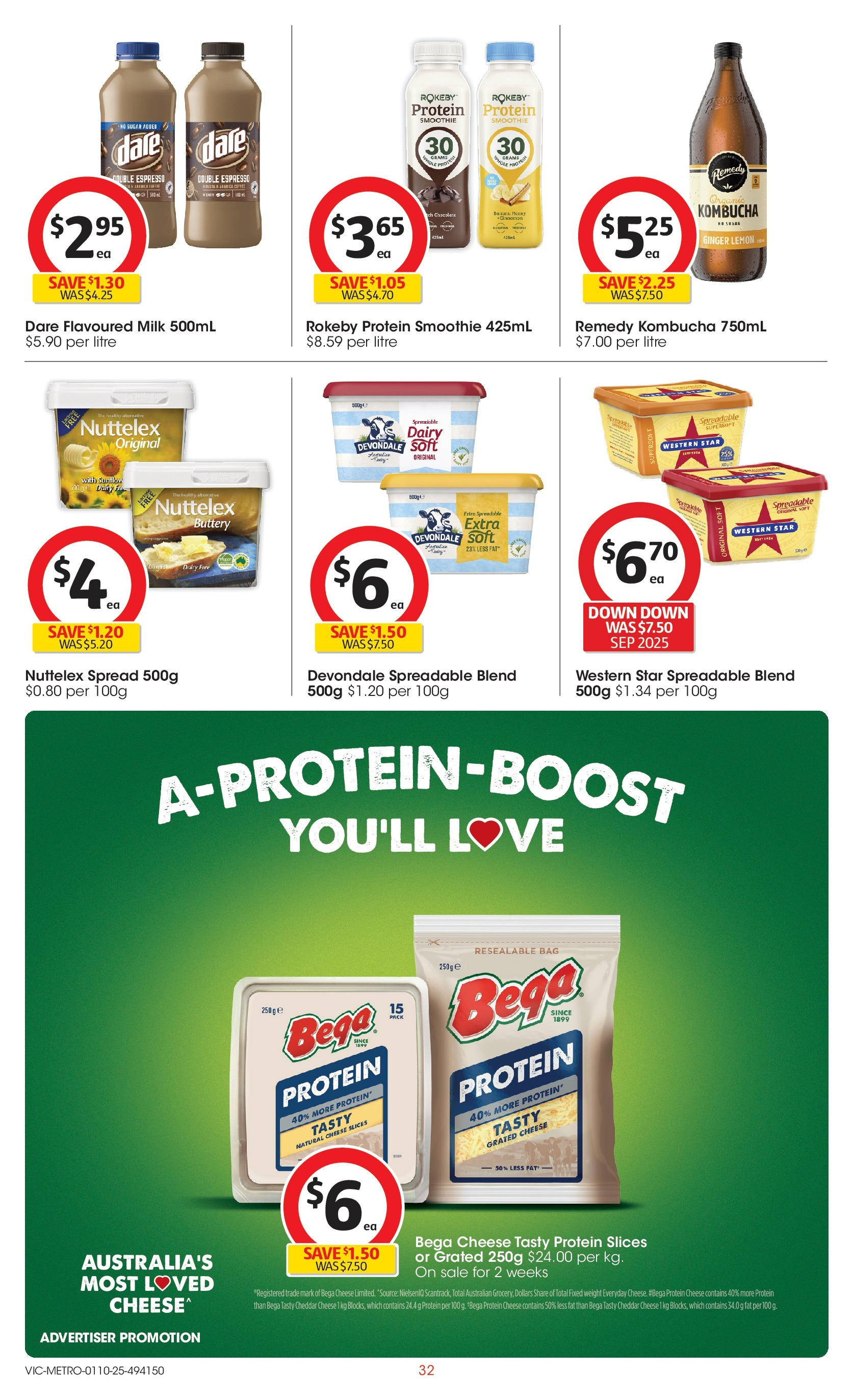 ﻿﻿Coles catalogue valid from 30/09/2025 > Online Australia | Page: 32 | Products: Milk, Dairy, Ginger, Bag