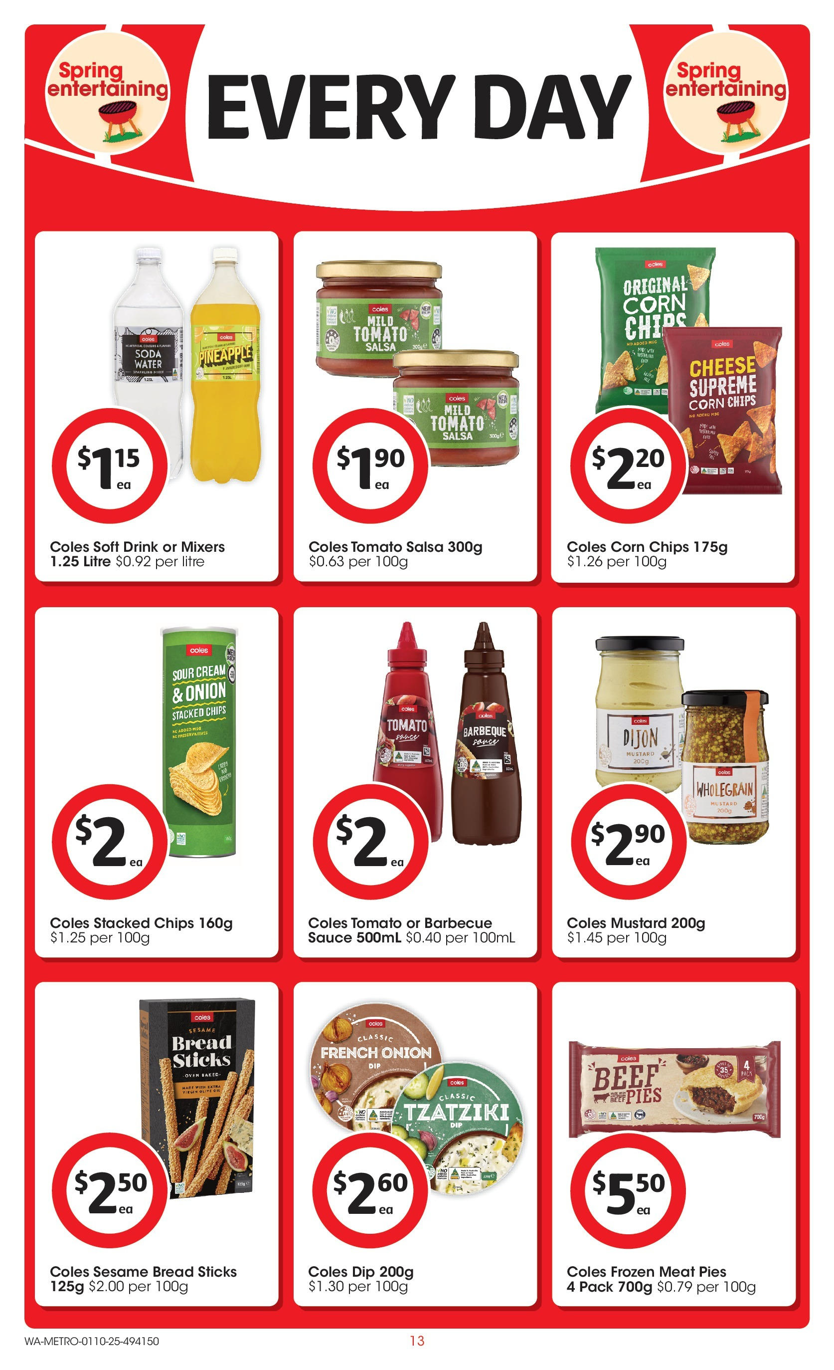 ﻿﻿Coles catalogue valid from 30/09/2025 > Online Australia | Page: 13 | Products: Cheese, Oil, Mustard, Olive oil