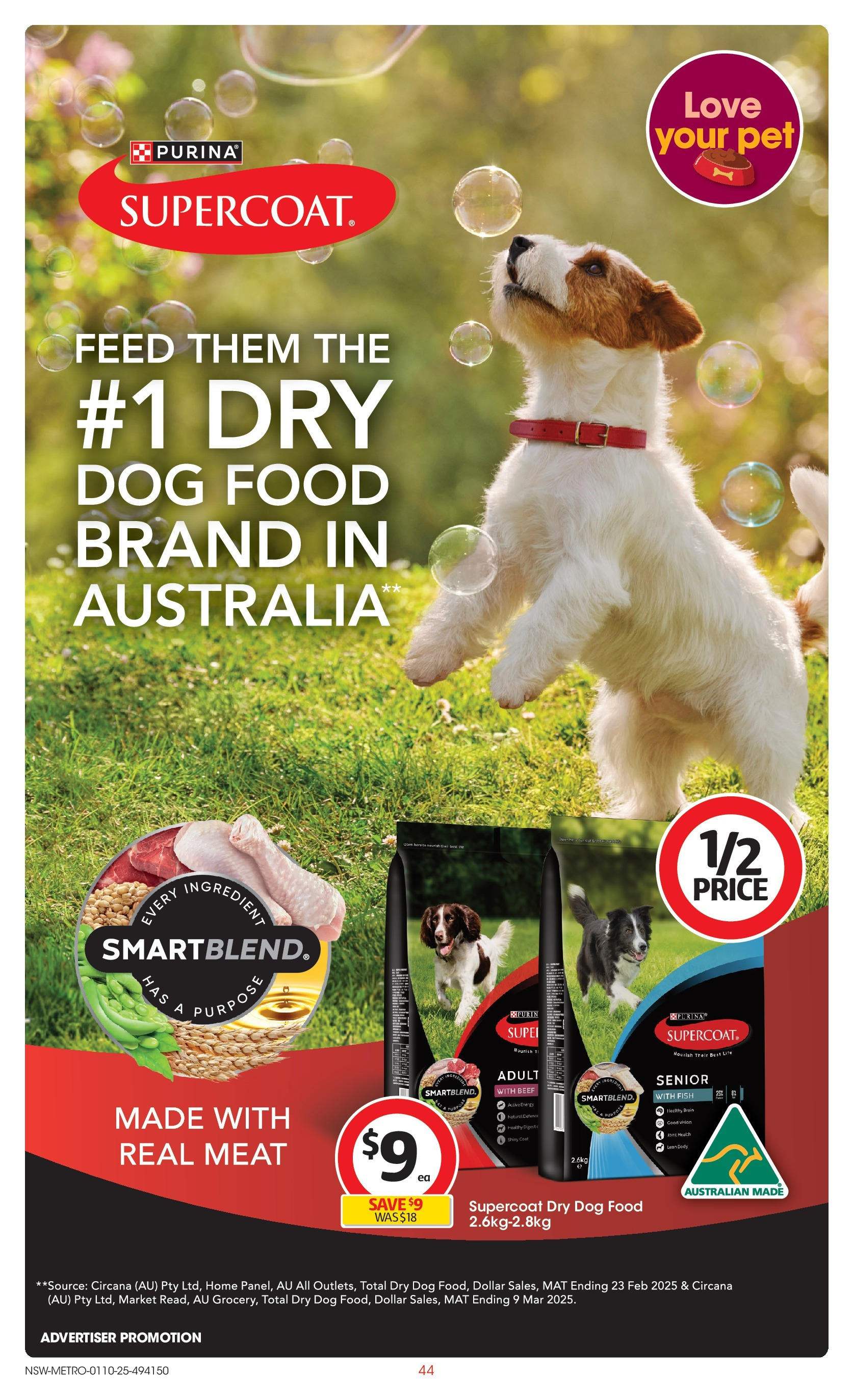 ﻿﻿Coles catalogue valid from 30/09/2025 > Online Australia | Page: 44 | Products: Fish, Beef, Meat, Dog food