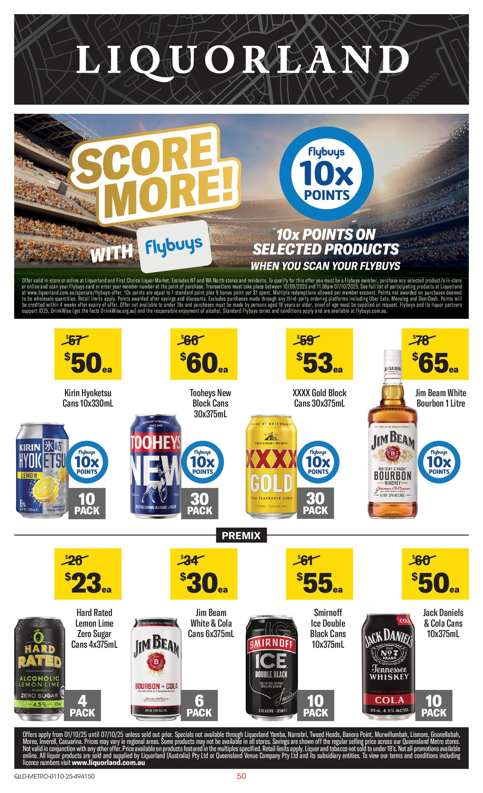 ﻿﻿Coles catalogue valid from 30/09/2025 > Online Australia | Page: 50 | Products: Bourbon, Whiskey, Lemon, Lime
