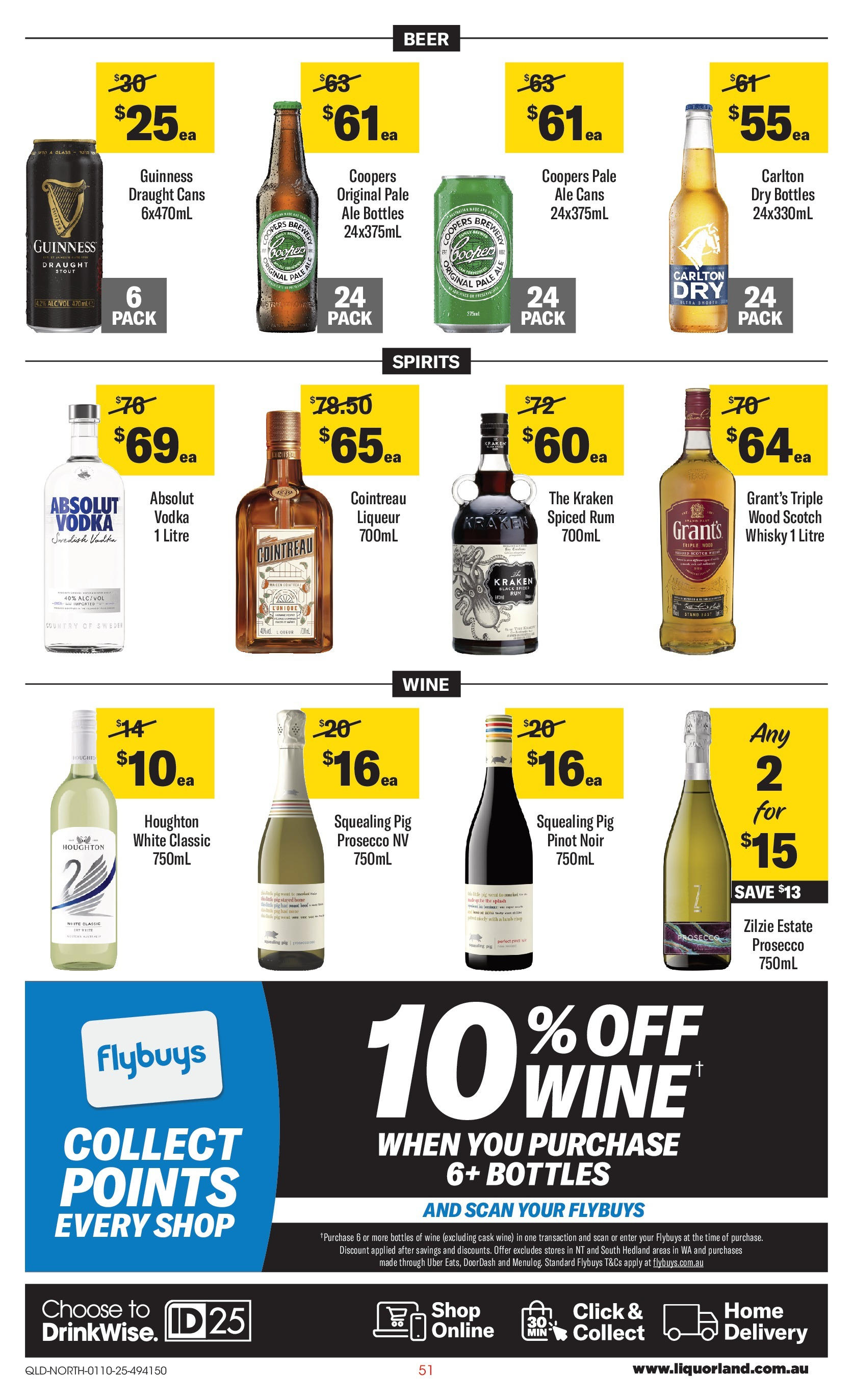 ﻿﻿Coles catalogue valid from 30/09/2025 > Online Australia | Page: 51 | Products: Beer, Rum, Wood, Hat