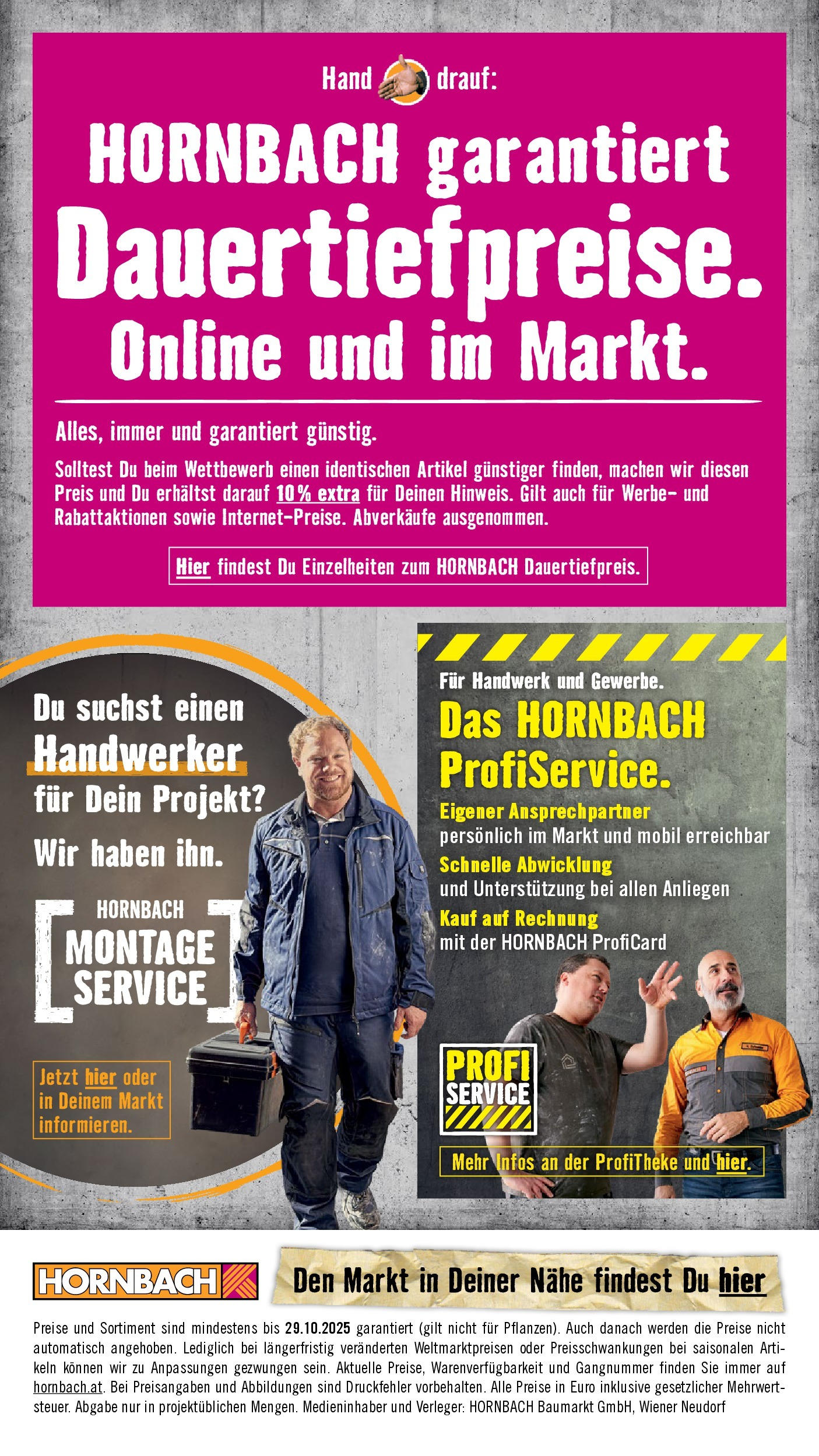 Hornbach Flugblatt von 01.10.2025 - Aktuelle Angebote | Seite: 58