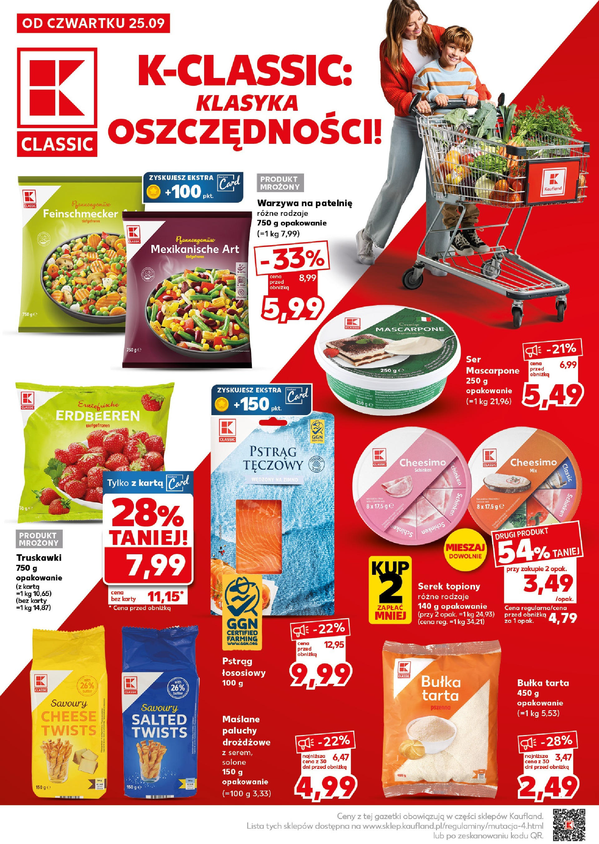 Kaufland gazetka - Super Sobota od 27.09.2025 - od jutra PDF | Strona: 6 | Produkty: Karta, Warzywa na patelnie, Bułka, Mascarpone