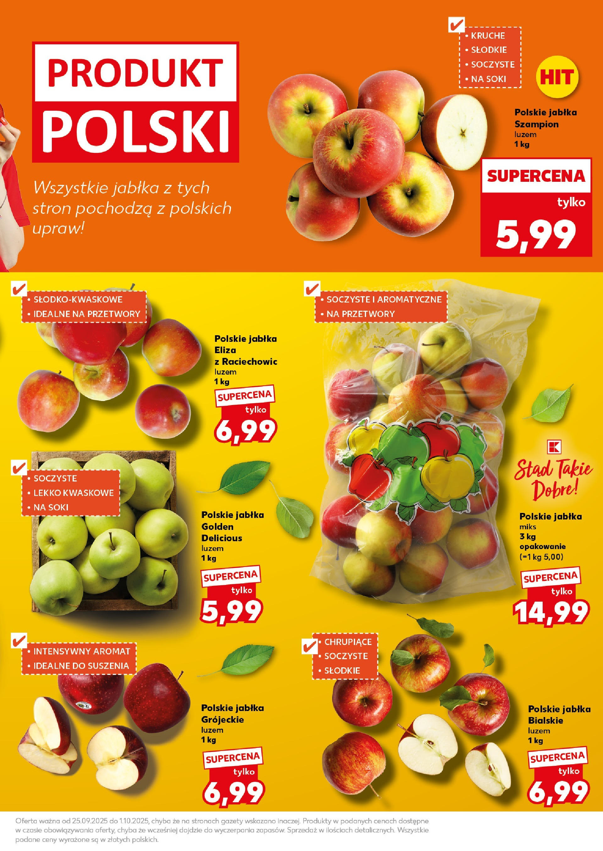 Kaufland gazetka - Super Sobota od 27.09.2025 - od jutra PDF | Strona: 11 | Produkty: Soki, Jabłka