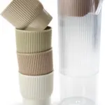 JYSK JYSK Sticlă TJIM 1,1 litri cu 4 pahare