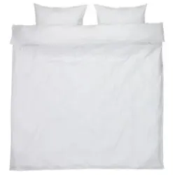 JYSK Lenjerie pat satin BARBO 200x220 albă