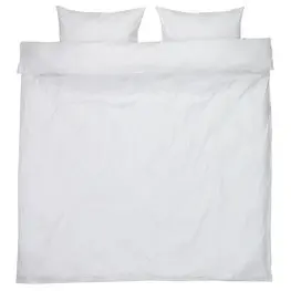 JYSK Lenjerie pat satin BARBO 200x220 albă